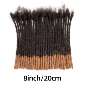 Human Hair, 0.4cm And 0.6cm Thick, Pre-colored, Handmade, Unisex, Dyeable, Bleached, Curled And Twisted.