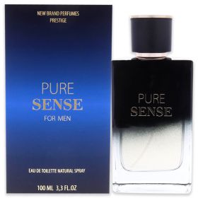 Prestige Pure Sense by New Brand for Men - 3.3 oz EDT Spray