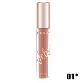 PHOFAY Velvet Lip Gloss (Option: 01)
