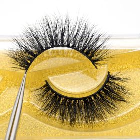 Visofree Mink Eyelashes 3D Mink Lashes Thick HandMade Full Strip Lashes Cruelty Free Mink Lashes False Eyelashes Makeup M56 (Color: R11(Acrylic))