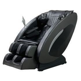 Massage Chairs Full Body Massage Recliner with Foot Roller,Airbag Massage SL Track, Zero Gravity, Bluetooth Speaker Brown (Main Color: Black, Main Material: PU)